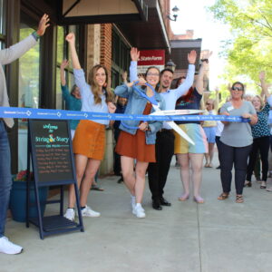 String & Story celebrated their grand opening with a ribbon cutting in Downtown Duluth!