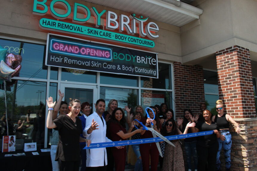 Body Brite celebrated the opening on their new location with a ribbon cutting