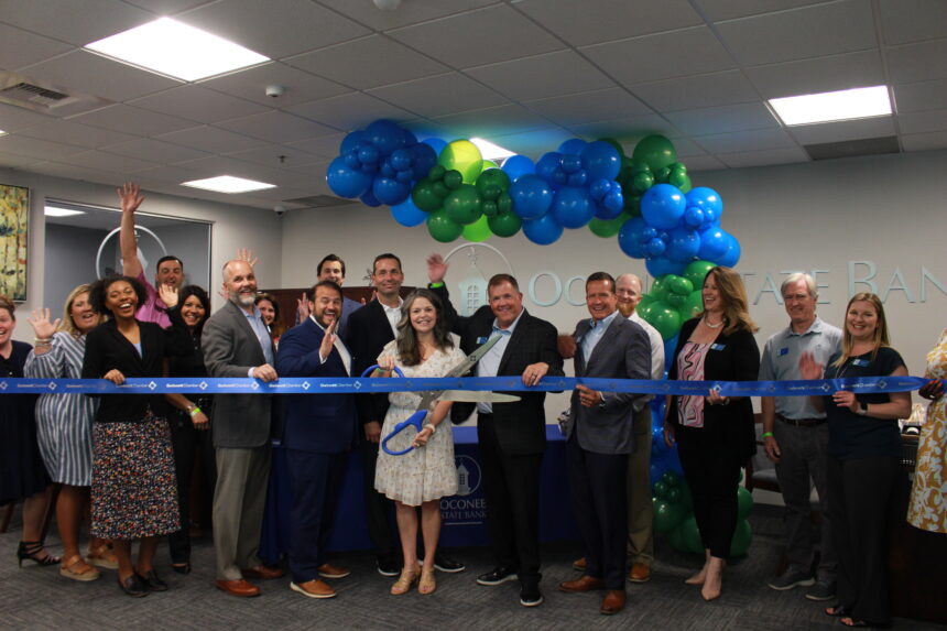 Oconee State Bank celebrated their new location with a ribbon cutting! Oconee State Bank celebrated their new location with a ribbon cutting!