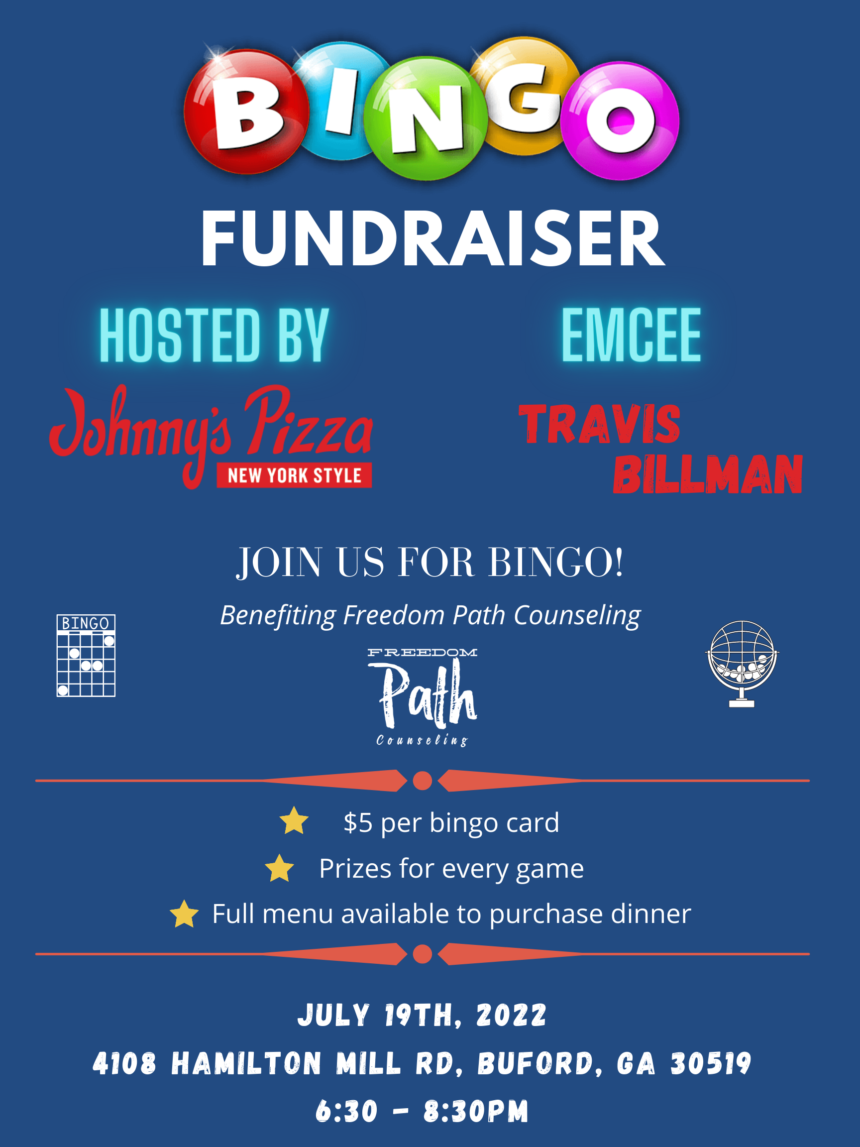 Bingo Fundraiser for Freedom Path Counseling